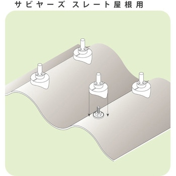 サビヤーズ スレート屋根用 小波 6MM ダイドーハント(大同製鋲所)