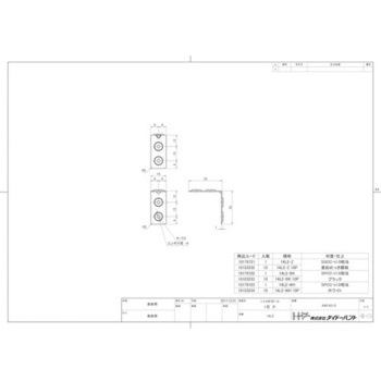 1×4サポート L型 ダイドーハント(大同製鋲所)