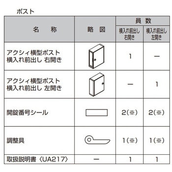 8KKA41BK エクスポスト アクシイ横型ポスト 1個 LIXIL(TOEX) 【通販