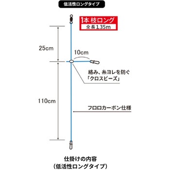 イカリーダー 1本枝 ロング デュエル