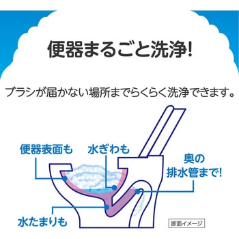 らくハピ いれるだけバブルーン トイレボウル アース製薬