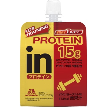 in ゼリー プロテイン 15g 森永製菓