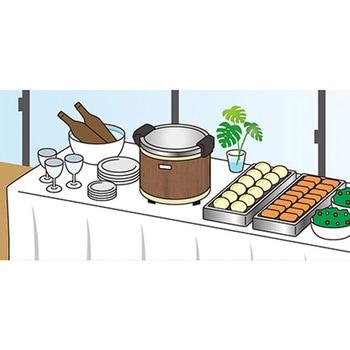 業務用電子ジャー(保温専用) - エスコ