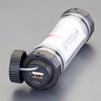 点検ライト/伸縮柄(防水型) - エスコ