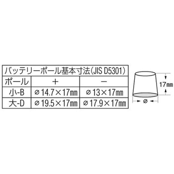簡易ツールバッテリーターミナルキット エスコ