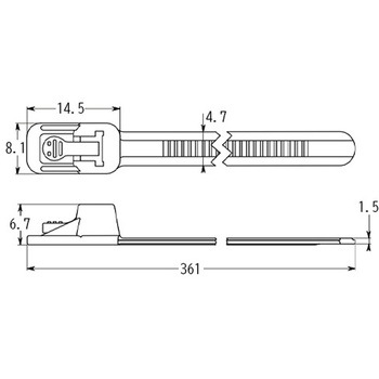 結束バンド(再結束タイプ) - エスコ