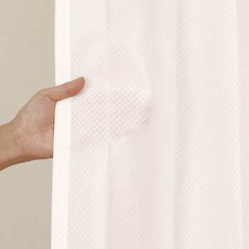 昼見えにくい・遮熱・保温・UVカットレースカーテン アークレース ユニベール