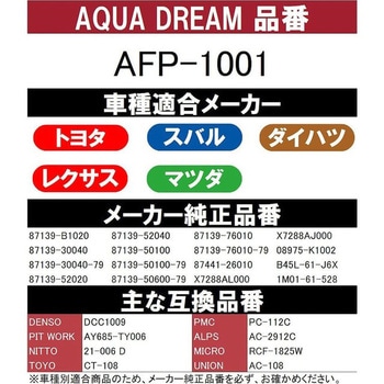 PLATINUM カーエアコンフィルター AQUA DREAM(アクアドリーム)