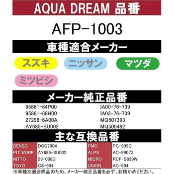 PLATINUM カーエアコンフィルター AQUA DREAM(アクアドリーム)