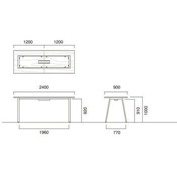 ビッグハイテーブル ニシキ工業