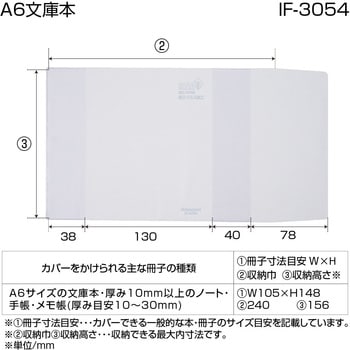 抗ウイルスブックカバーA6文庫本 ナカバヤシ