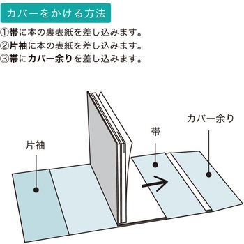 抗ウイルスブックカバーA6文庫本 ナカバヤシ