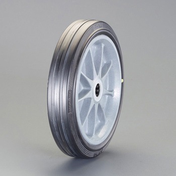 [ESD]ソリッドラバータイヤ(プラスチックホイール) エスコ