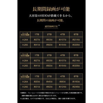 SecuSTATION PoE8ch録画装置+400万画素防犯カメラ7台セット SecuSTATION