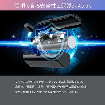 VEGER【ミニパワーバンク】Lightningコネクターコードレス  5000mAh PD20W出力 VEGER(ベガー)