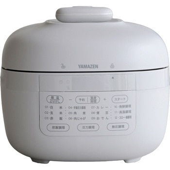 電気圧力鍋 2.2L 圧力鍋 電気 マイコン式 炊飯容量3合 YAMAZEN(山善)