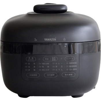 電気圧力鍋 2.2L 圧力鍋 電気 マイコン式 炊飯容量3合 YAMAZEN(山善)