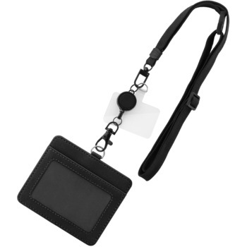 LN-IDCH01BK �X�}�[�g�t�H��(�ėp)�l�b�N�X�g���b�v �uSHOULTY MULTI STRAP�v ���R�^�C�v (�J�[�h�z���_�[�t��)  �������� LEPLUS NEXT 72783605