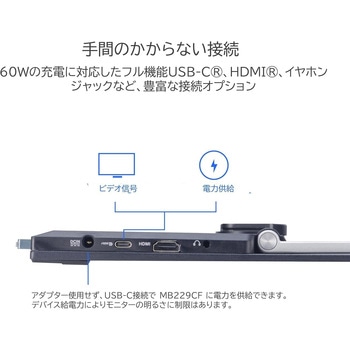 液晶モニタ  22インチ ポータブル FHDモニター MB229CF ASUS(エイスース)