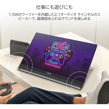 ASUS　MB229CF　美中古　＋　液晶フィルム（新品） MB229CF 液晶モニタ 22インチ ポータブル FHDモニター MB229CF