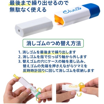 ケース消しゴム Clutto くるっと PLUS(プラス)[文具]