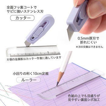 ミニ文具 チームデミ team-demi 単品 プラス(文具)
