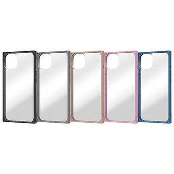 iPhone 13 耐衝撃ハイブリッド Pufful スクエア レイ・アウト