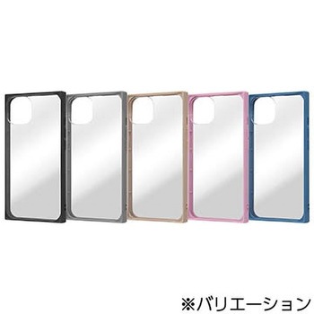 iPhone 13 耐衝撃ハイブリッド Pufful スクエア レイ・アウト
