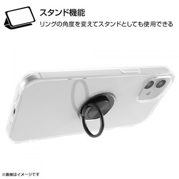 iPhone 13 TPUソフト リング付 レイ・アウト