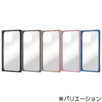 iPhone 13 Pro 耐衝撃ハイブリッド Pufful スクエア レイ・アウト