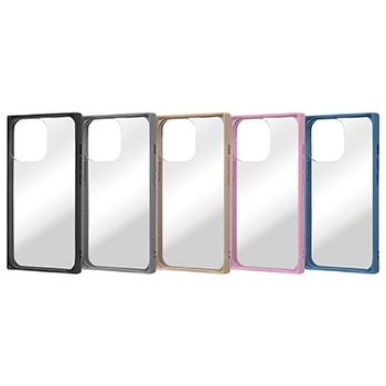 iPhone 13 Pro 耐衝撃ハイブリッド Pufful スクエア レイ・アウト