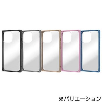 iPhone 13 Pro 耐衝撃ハイブリッド Pufful スクエア レイ・アウト
