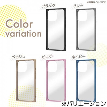 iPhone 13 Pro Max 耐衝撃ハイブリッド Pufful スクエア レイ・アウト