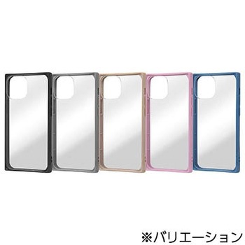 iPhone 13 mini 耐衝撃ハイブリッド Pufful スクエア レイ・アウト