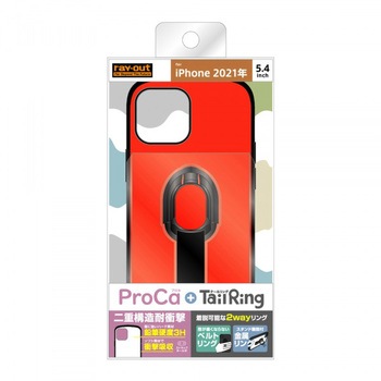 iPhone 13 mini 耐衝撃 ProCa + TailRing レイ・アウト