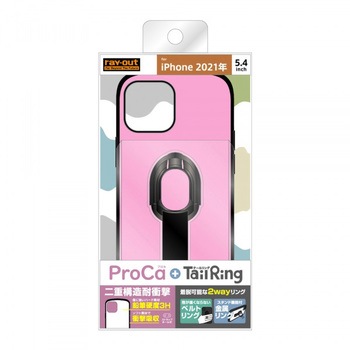 iPhone 13 mini 耐衝撃 ProCa + TailRing レイ・アウト