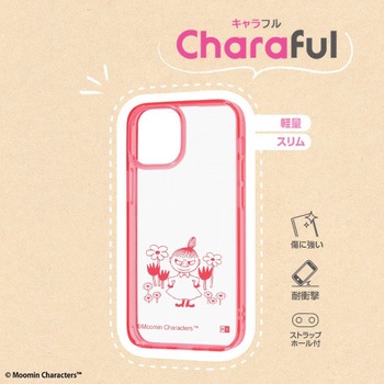 iPhone 13 mini ムーミン/ハイブリッド Charaful レイ・アウト