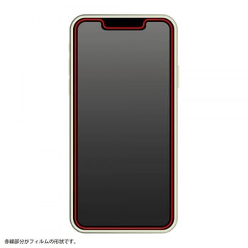 iPhone 13 mini ガラス 防埃 10H反射防止 レイ・アウト