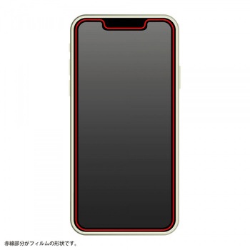 iPhone 13 mini ガラス 防埃 10HBLC 反射防止 レイ・アウト