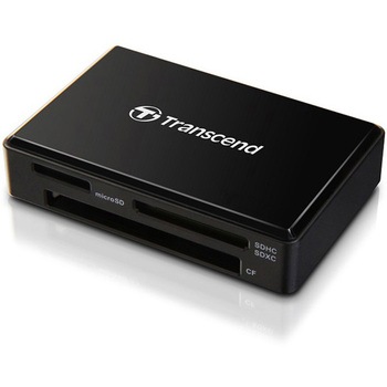 All-in-1 Multi Memory Card Reader USB 3.0/3.1 Gen 1 Black トランセンド