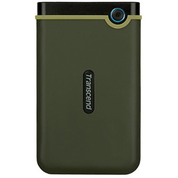 2TB 2.5 Portable HDD StoreJet M3 Military Green Slim トランセンド