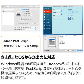 モノクロA3レーザープリンター 京セラ