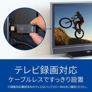 外付けSSD ポータブル USB3.2 Gen2対応 スティック型 TV録画対応 Type-Cコネクタ付 BUFFALO(バッファロー)