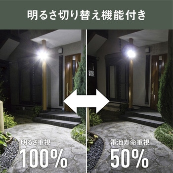 4.5W×1灯 LED乾電池式シンプルスタイルセンサーライト ライテックス(ムサシ)