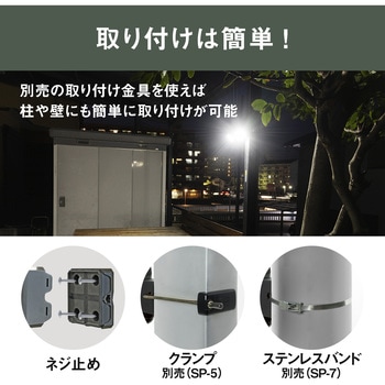 4.5W×1灯 LED乾電池式シンプルスタイルセンサーライト ライテックス(ムサシ)