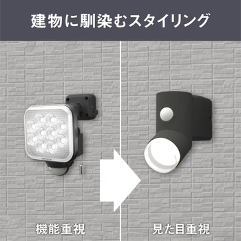 4.5W×1灯 LEDソーラーシンプルスタイルセンサーライト ライテックス(ムサシ)