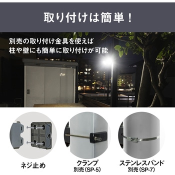 4.5W×1灯 LEDソーラーシンプルスタイルセンサーライト ライテックス(ムサシ)