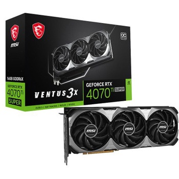 (正式型番：GeForce RTX 4070 Ti SUPER 16G VENTUS 3X OC) GeForce RTX 4070 TI SUPER搭載グラフィックカード/3連ファン仕様 MSI(エムエスアイ)