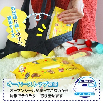 アンパンマン 手口ふき ノンアルコール LEC(レック)