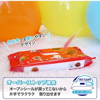 アンパンマン 除菌ウェットシート ノンアルコール LEC(レック)